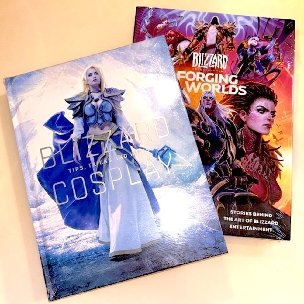 🆕 Blizzard Entertainment 2-Pc Ltd Coffee Table Cosplay & Stories Book Set